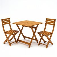 Juego de Terraza Madera Plegable Manda