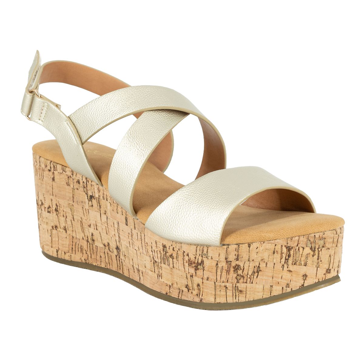 ALQUIMIA - Sandalia Mujer Dorado Milan Alquimia