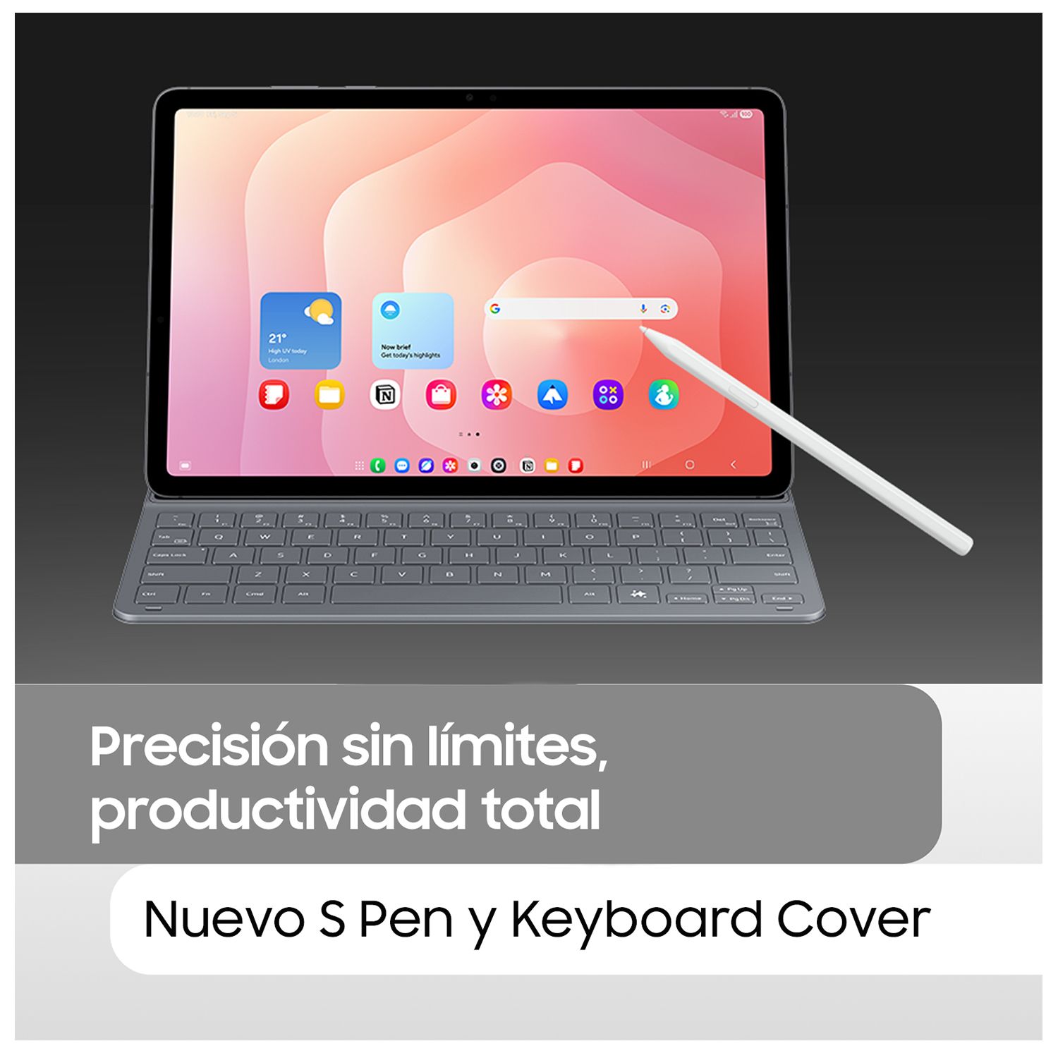 SAMSUNG Galaxy Tab S11 Ultra Gris 256GB + Keyboard Cover + S Pen