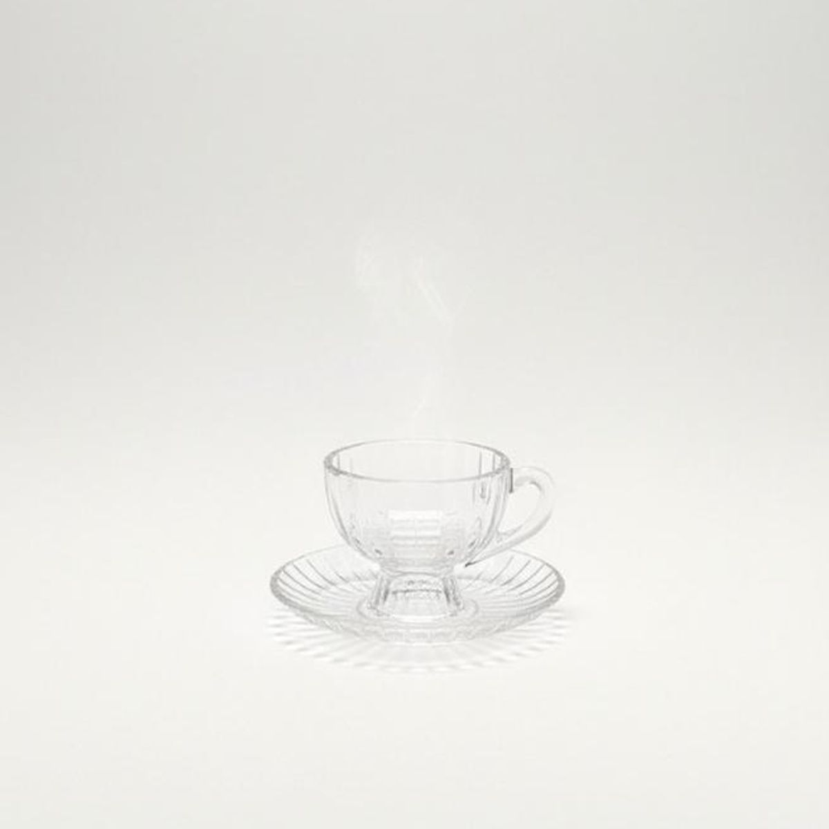 TERRA ESTILO - Juego de 6 Tazas con Platillo 12 Piezas