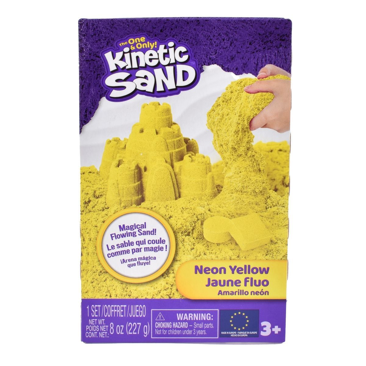 ANSALDO - Arena Magica Neon 227 Gramos Kinetic Sand - Amarillo Neon