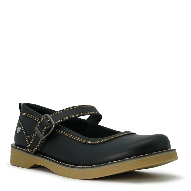 Calzado Escolar Niña Cuero Negro (34 a 40)