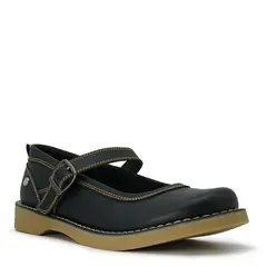TEENER - Calzado Escolar Niña Cuero Negro (34 a 40)