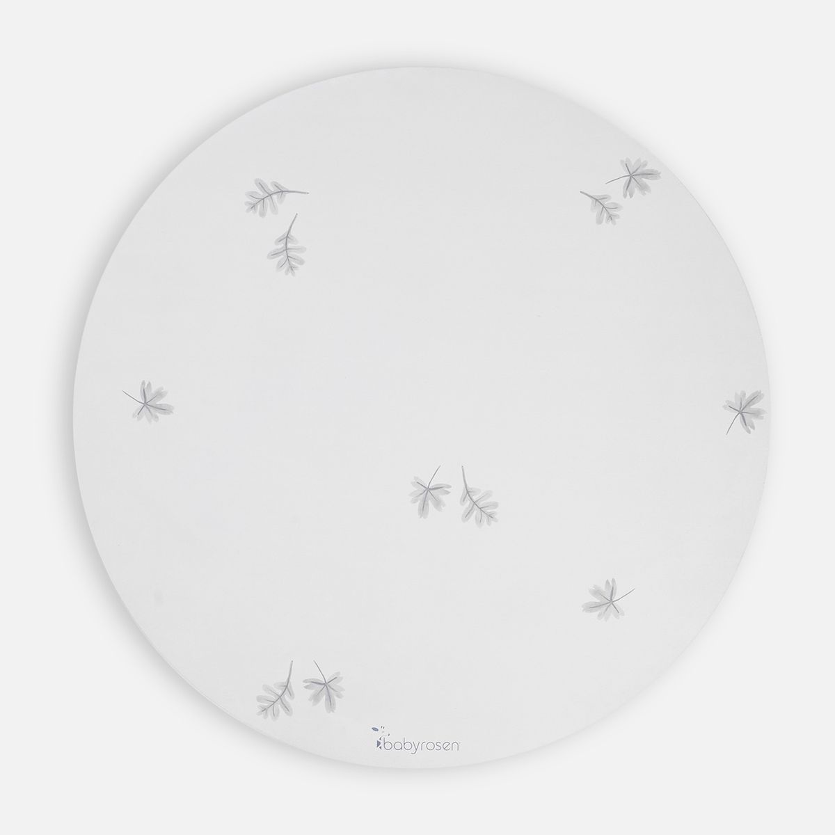 BABYROSEN - Playmat Circular Hojas Grises