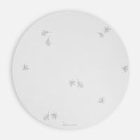 Playmat Circular Hojas Grises