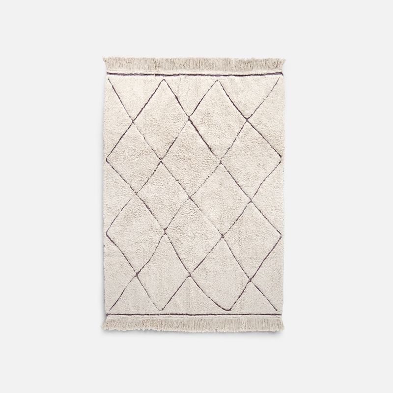 LORENA CANALS - Alfombra Lavable Reciclada Bereber 120 x 160 cm