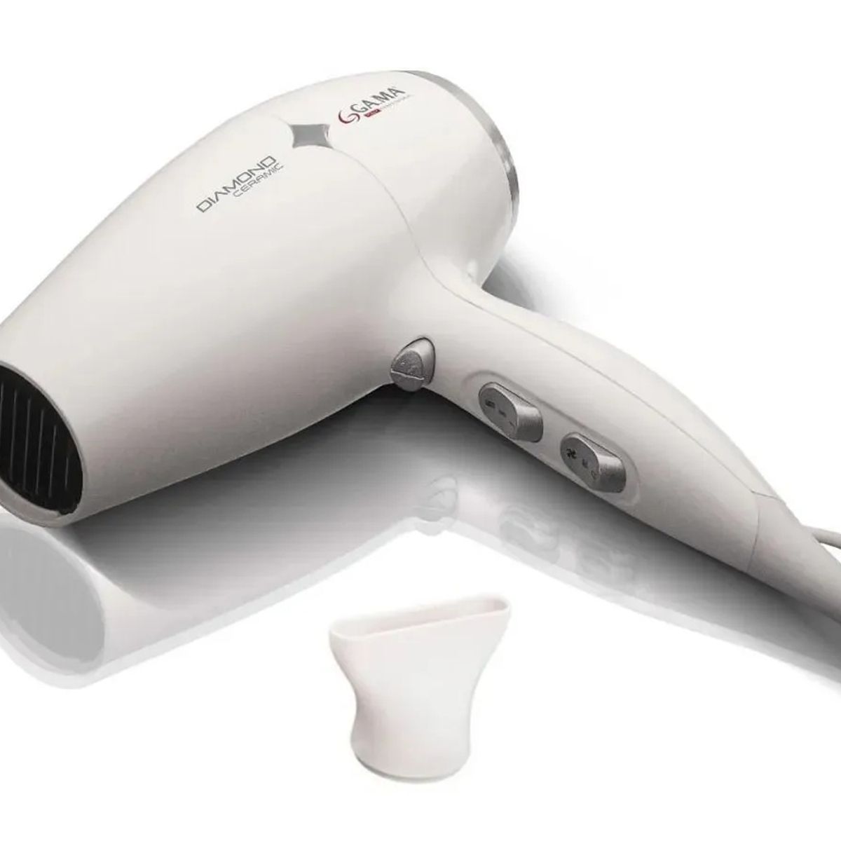 GAMA - Secador Diamond Ceramic Antibacterial Pelo Cerámica 2300w Blanco Gama