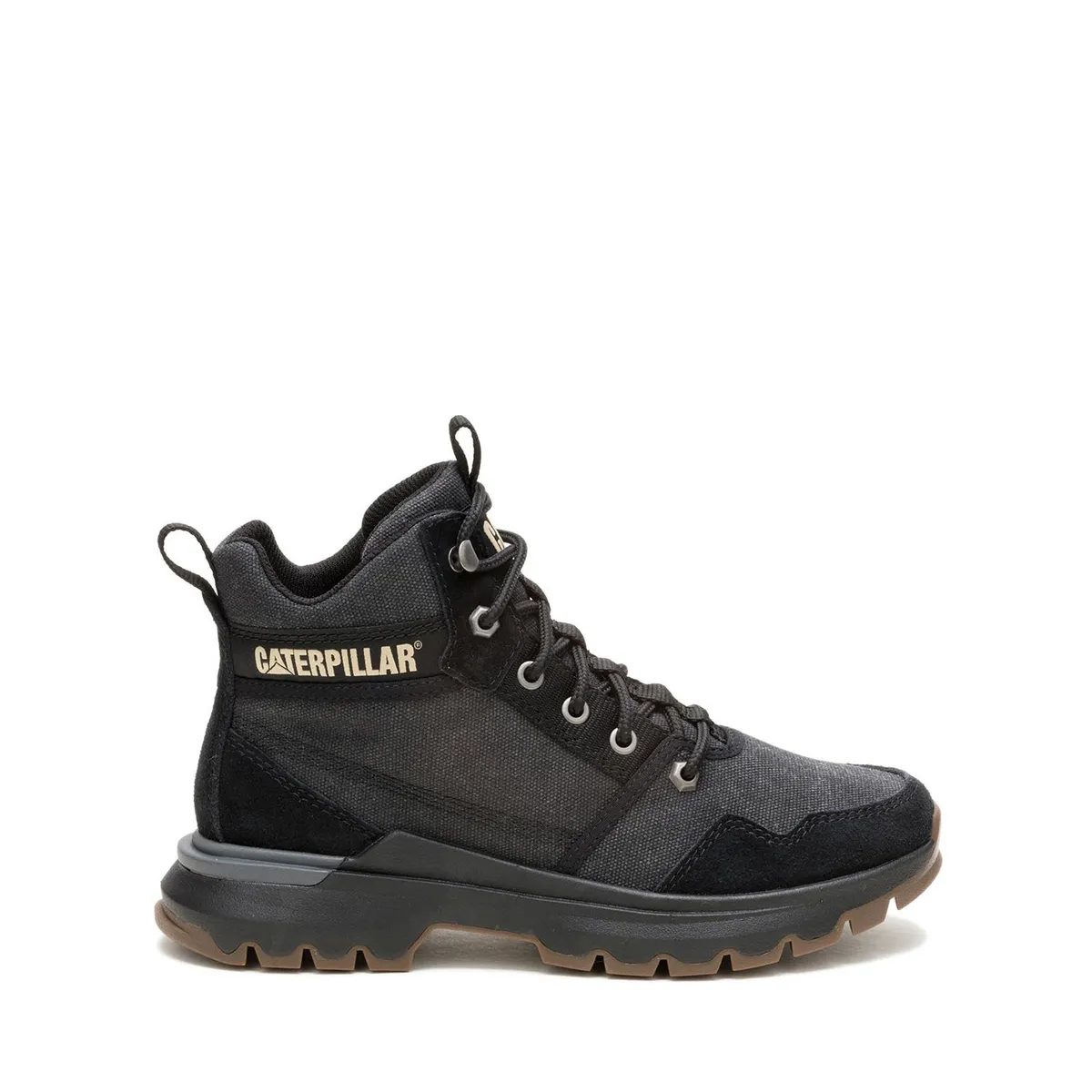 CAT - Zapatilla con Caña Colorado Sneaker Mujer Negra CAT