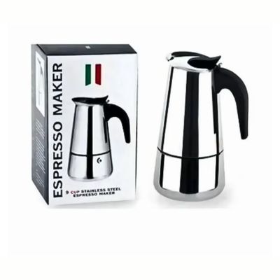 Generico Cafetera Italiana Acero Inoxidable Café Expresso 15