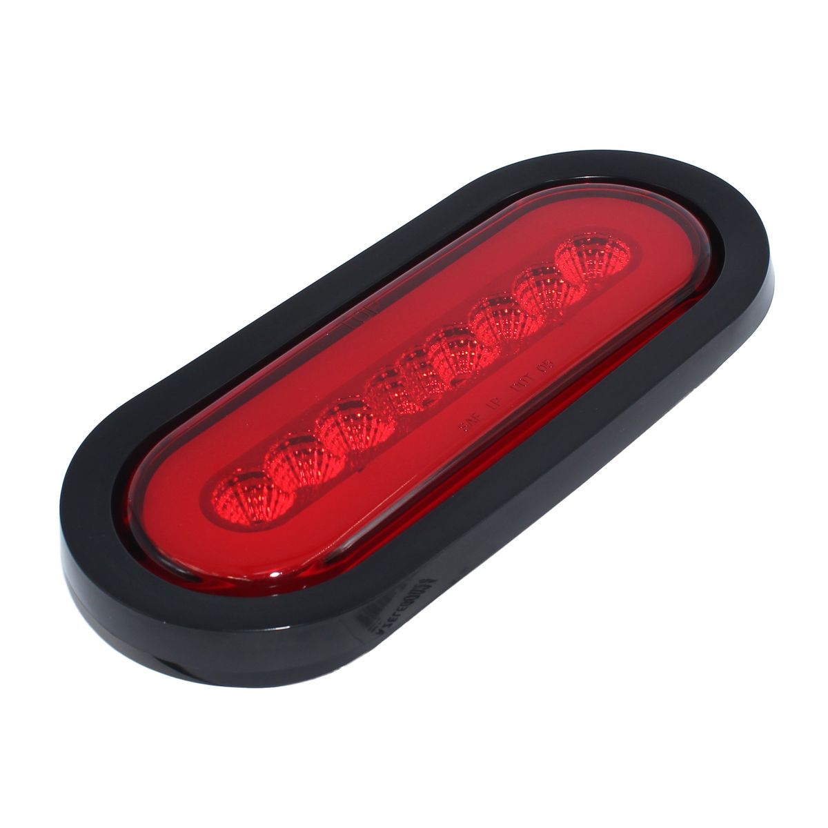 GOTEK - FOCO OVALADO LED ROJO BI-VOLTS TIPO HALO