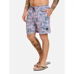 RUSTY - Traje De Baño Corto Rocall Multicolor Hombre