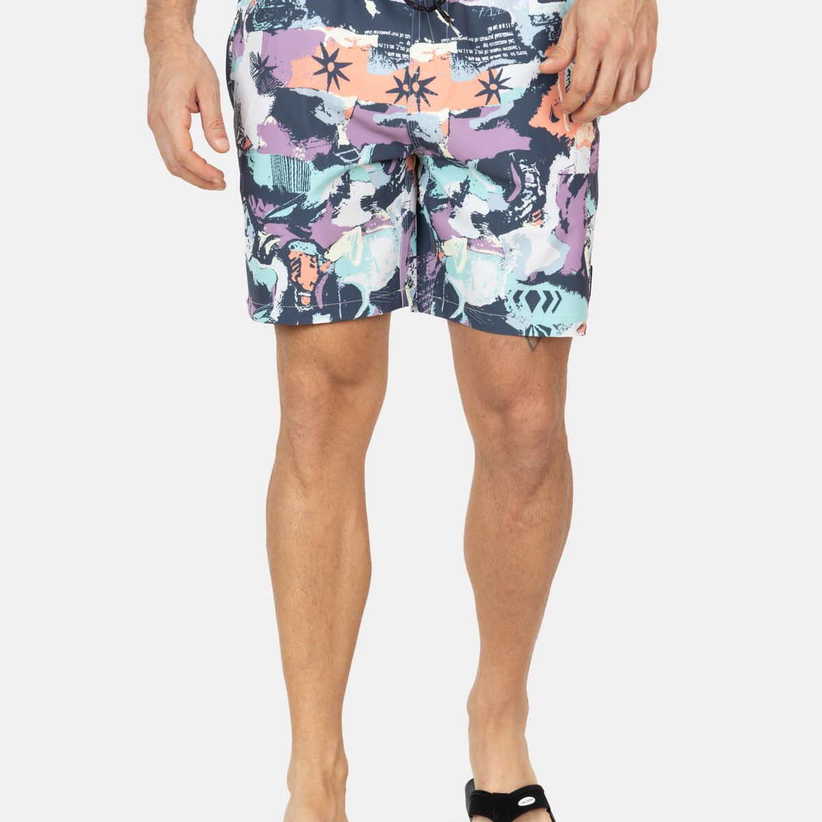 VOLCOM - Traje De Baño Corto Tide Multicolor Hombre Volcom