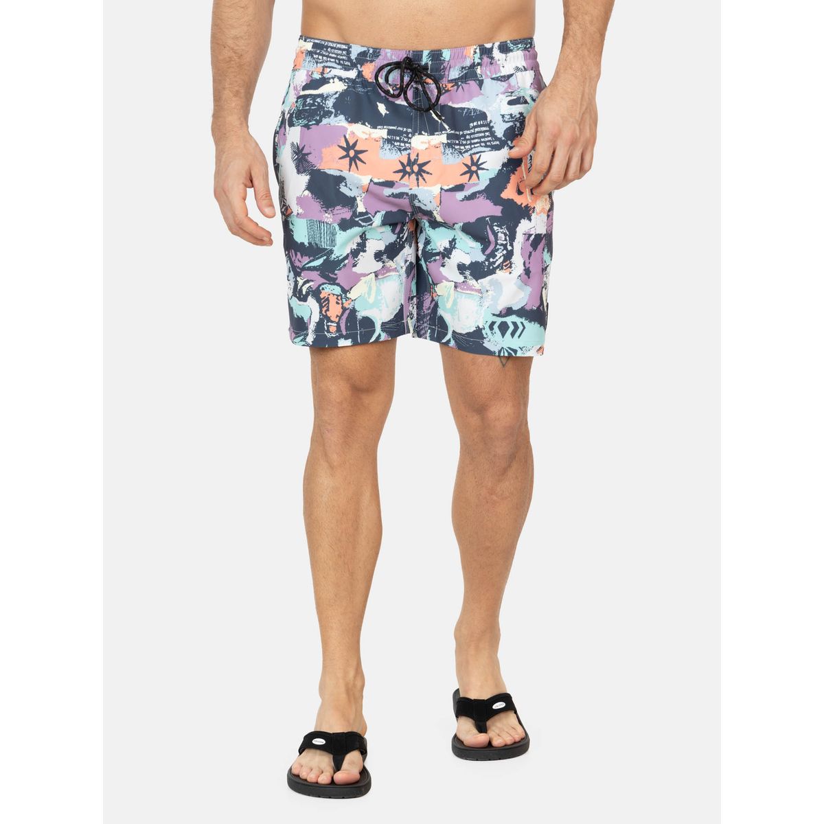 VOLCOM - Traje De Baño Corto Tide Multicolor Hombre Volcom