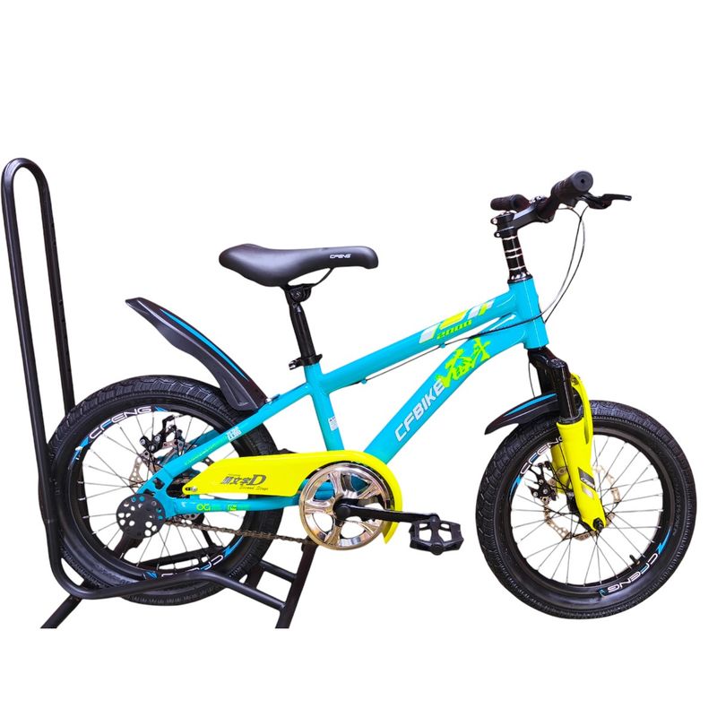GENERICO - Bicicleta Aro 16 Cfbike Con Freno Disco Calipso Amarillo