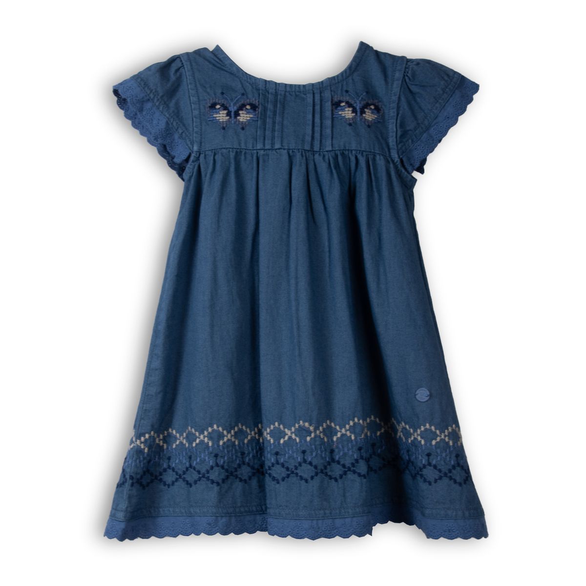 PILLIN - Vestido  Niña Azul Pillin (PVC725-25AZU)