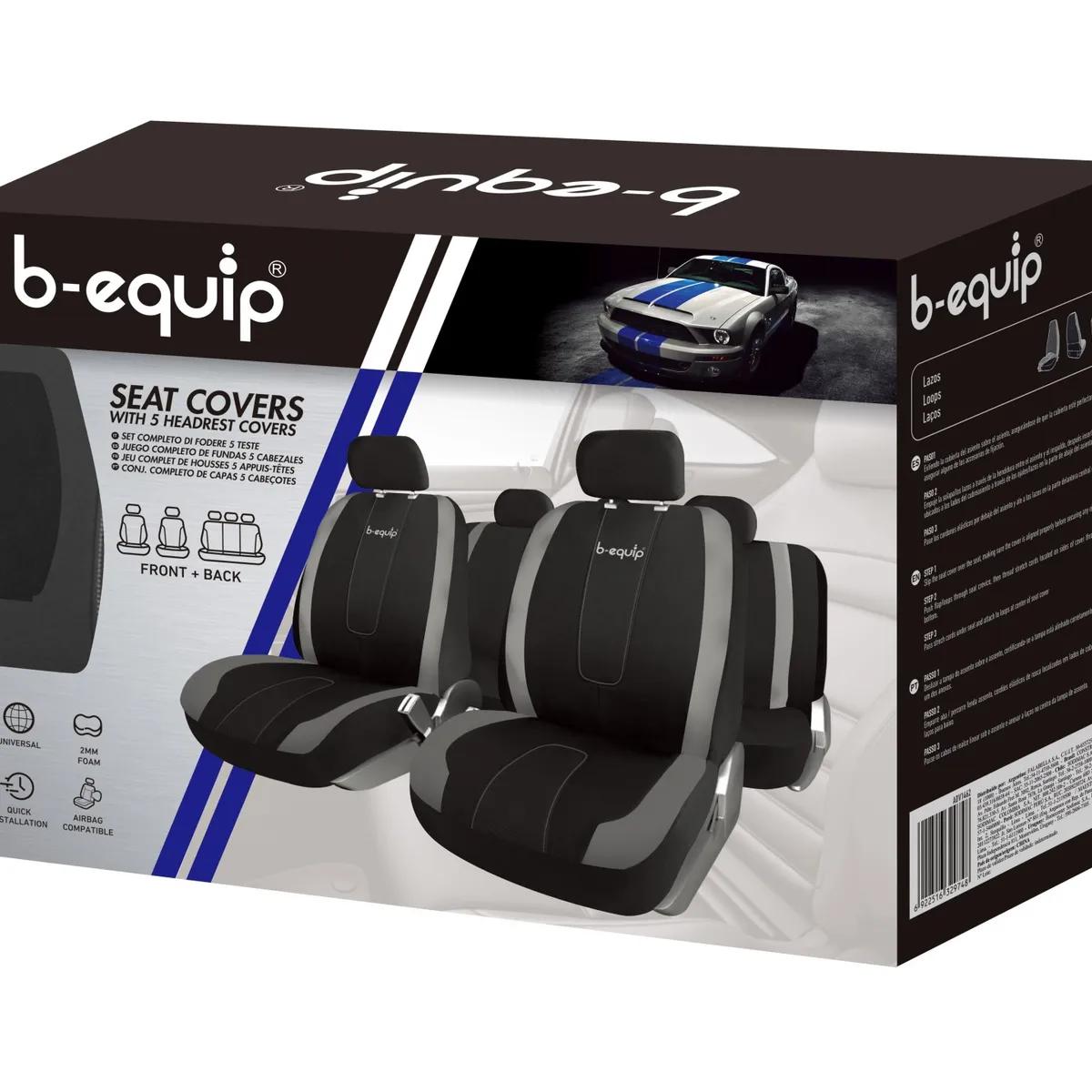 GENERICO - SET FUNDAS PARA ASIENTOS DE TELA