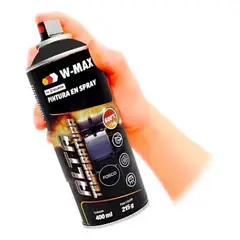 METALFER - Pintura Spray Alta Temperatura Wmax Wurth 600° Negro Mate