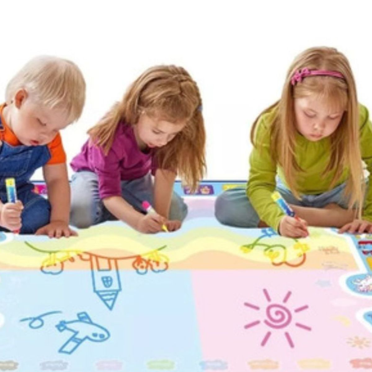 GENERICO - Alfombra Reutilizable Para Pintura Al Agua Para Niños