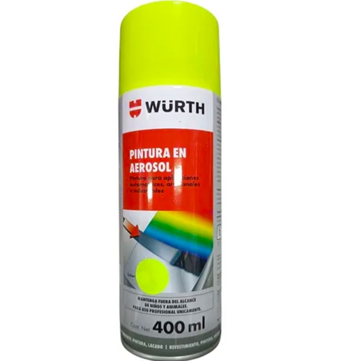 WURTH - Pintura En Aerosol Wurth Spray 400ml Amarillo Brillante