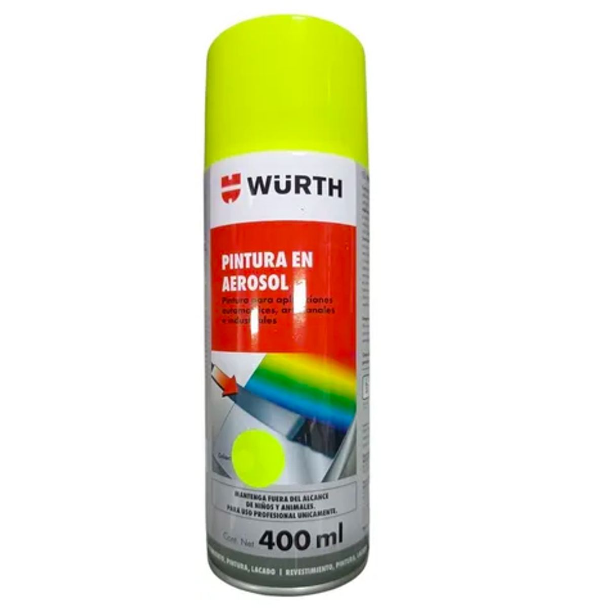 WURTH - Pintura En Aerosol Wurth Spray 400ml Amarillo Brillante