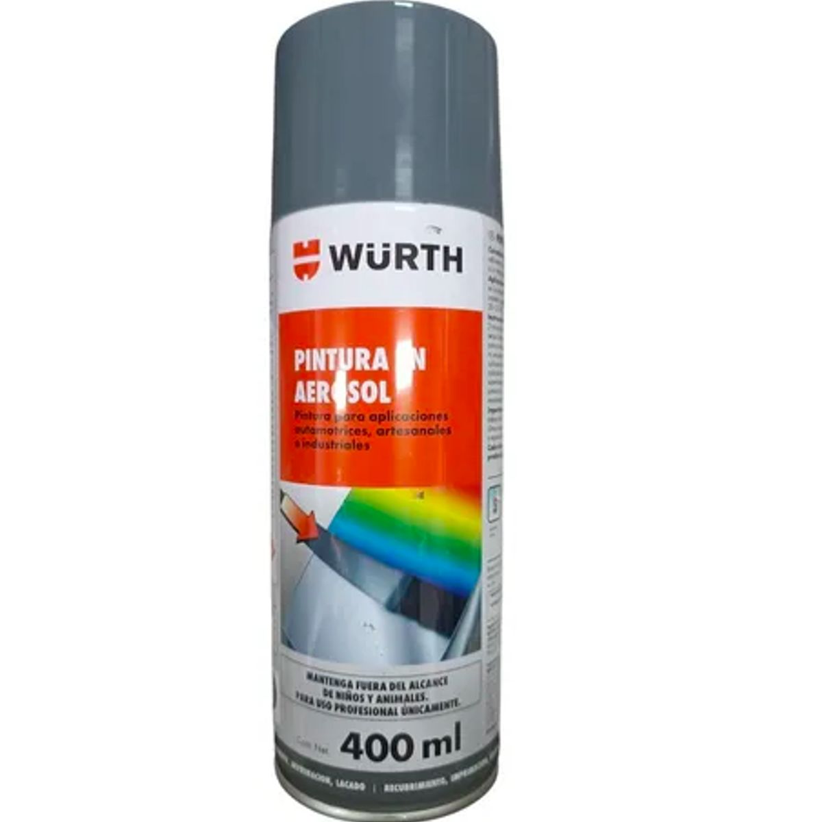 WURTH - Pintura En Aerosol Wurth Spray 400ml Gris Tráfico Brillante