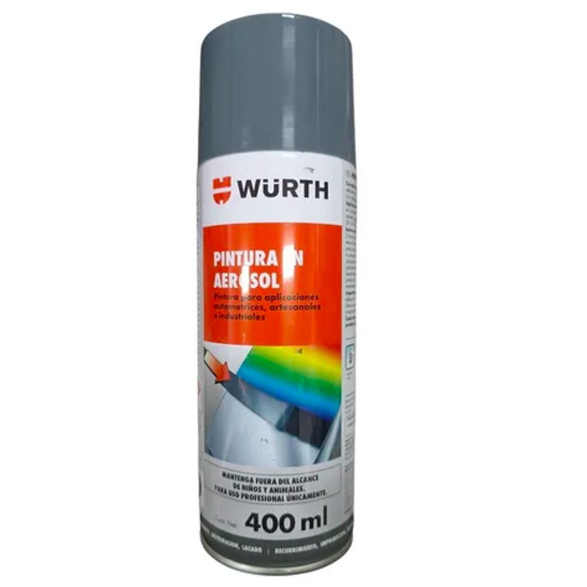 WURTH - Pintura En Aerosol Wurth Spray 400ml Gris Tráfico Brillante