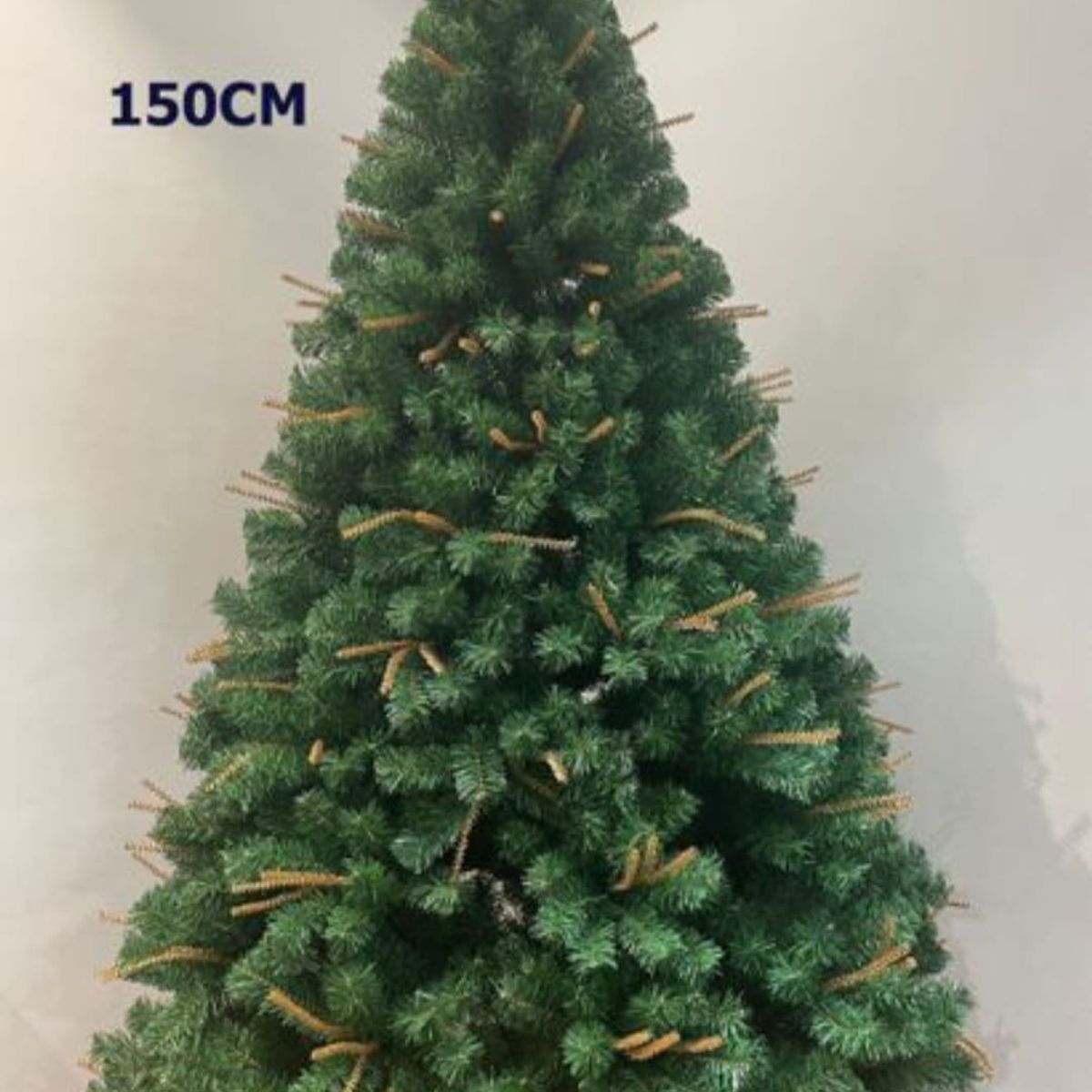GENERICO - Arbol de Navidad Artificial Pino Verde con Ramas Cafe 1,50 mts