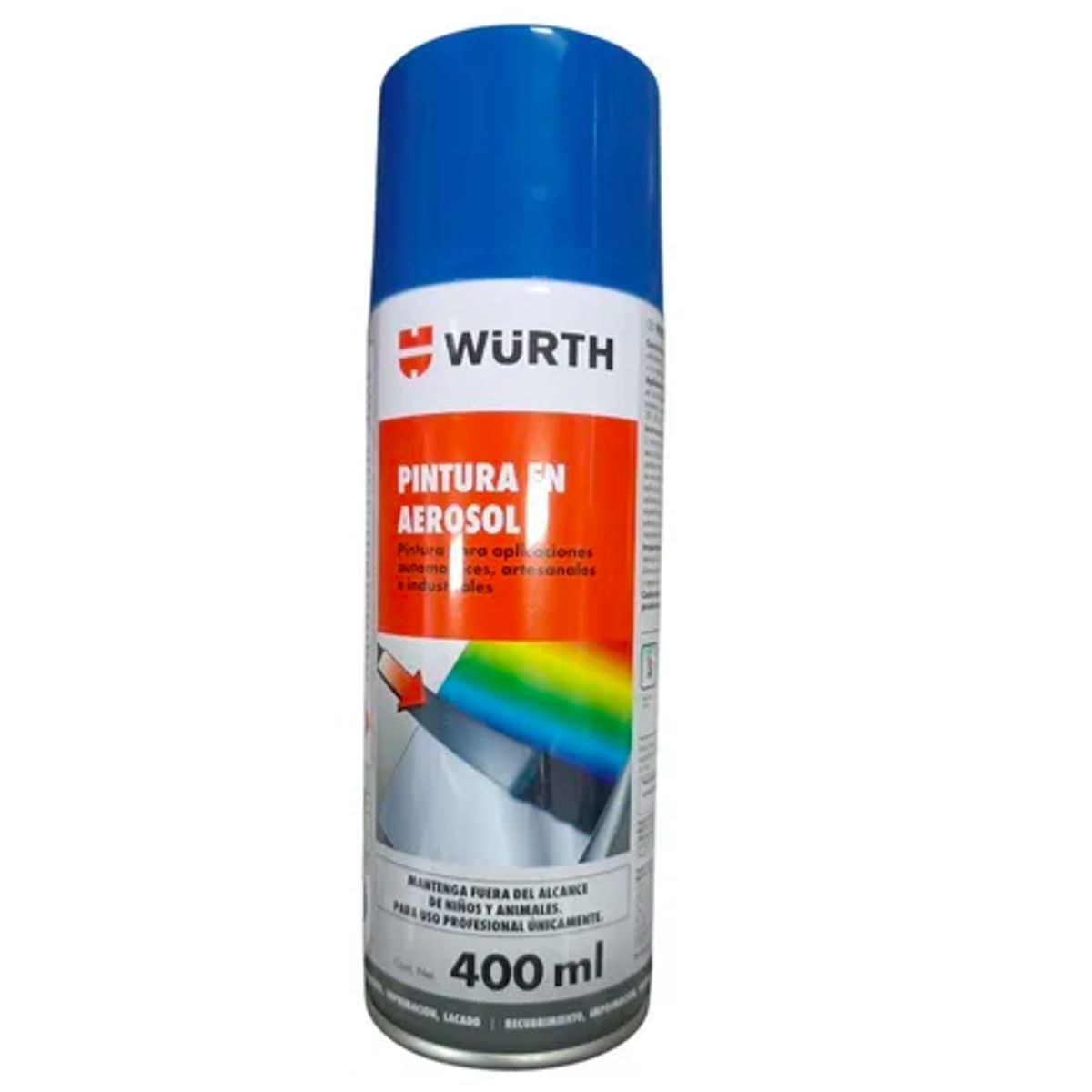 WURTH - Pintura En Aerosol Wurth Spray 400ml Azul Señales Brillante