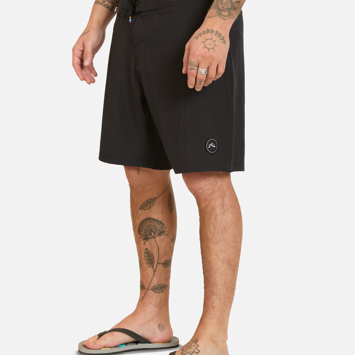 RUSTY - Traje De Baño Stretch Tempus Negro Hombre Rusty