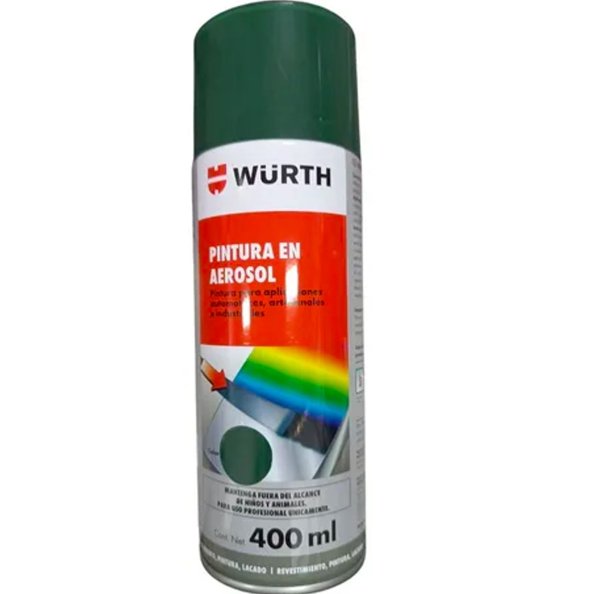 WURTH - Pintura En Aerosol Wurth Spray 400ml Verde Cromo Brillante
