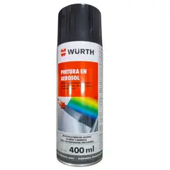 WURTH - Pintura En Aerosol Spray 400ml Negro Grafito Mate