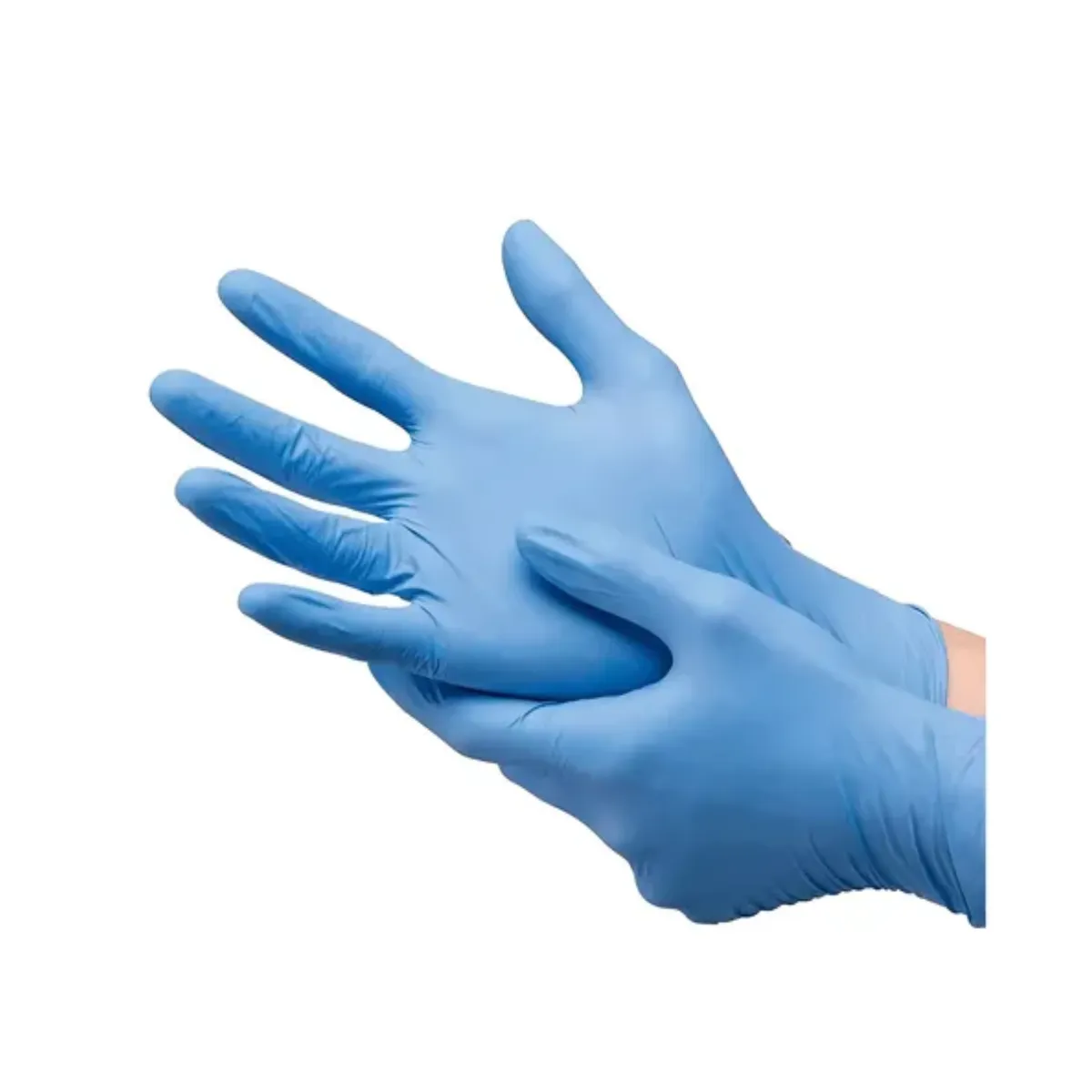 REUTTER - Guante Tresor Descartables Nitrilo Azul M 100 Unidades