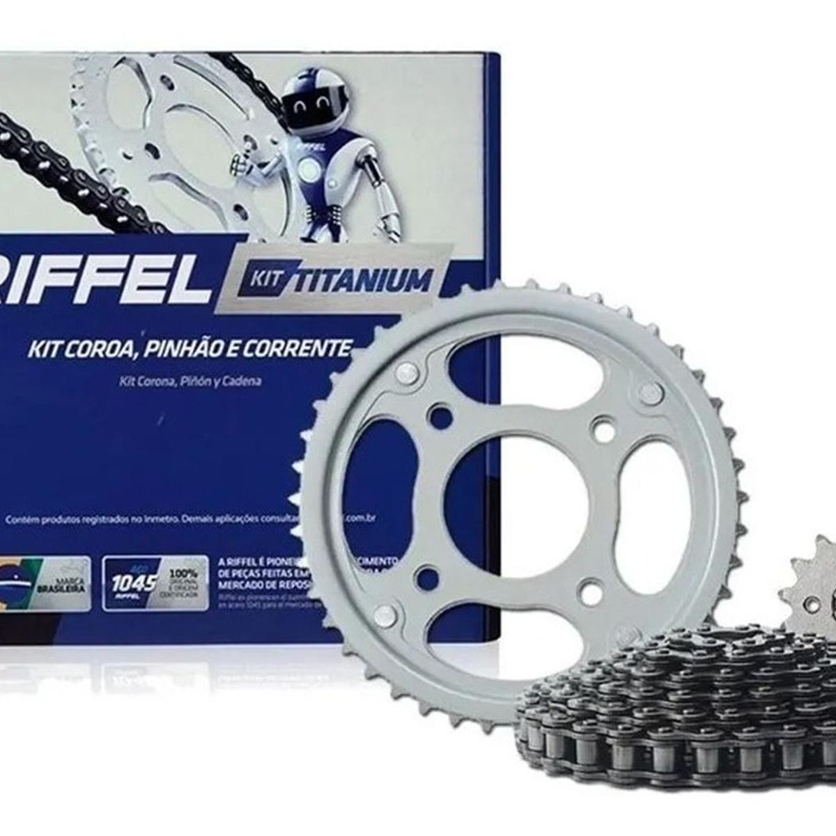 GENERICO - Kit De Transmision Para Moto Yamaha Ybr 125  Ybr 125z