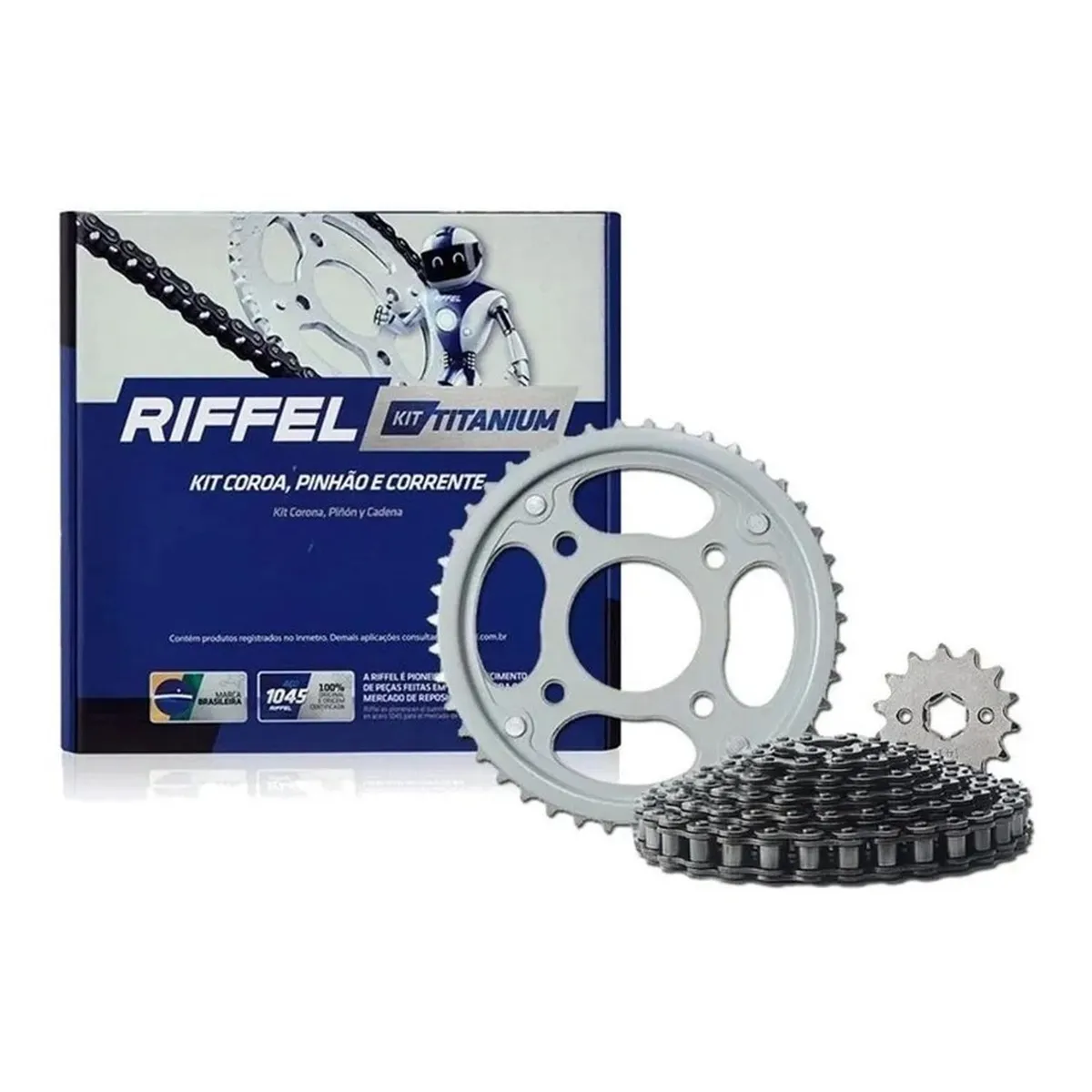 GENERICO - Kit De Transmision Para Moto Yamaha Ybr 125  Ybr 125z