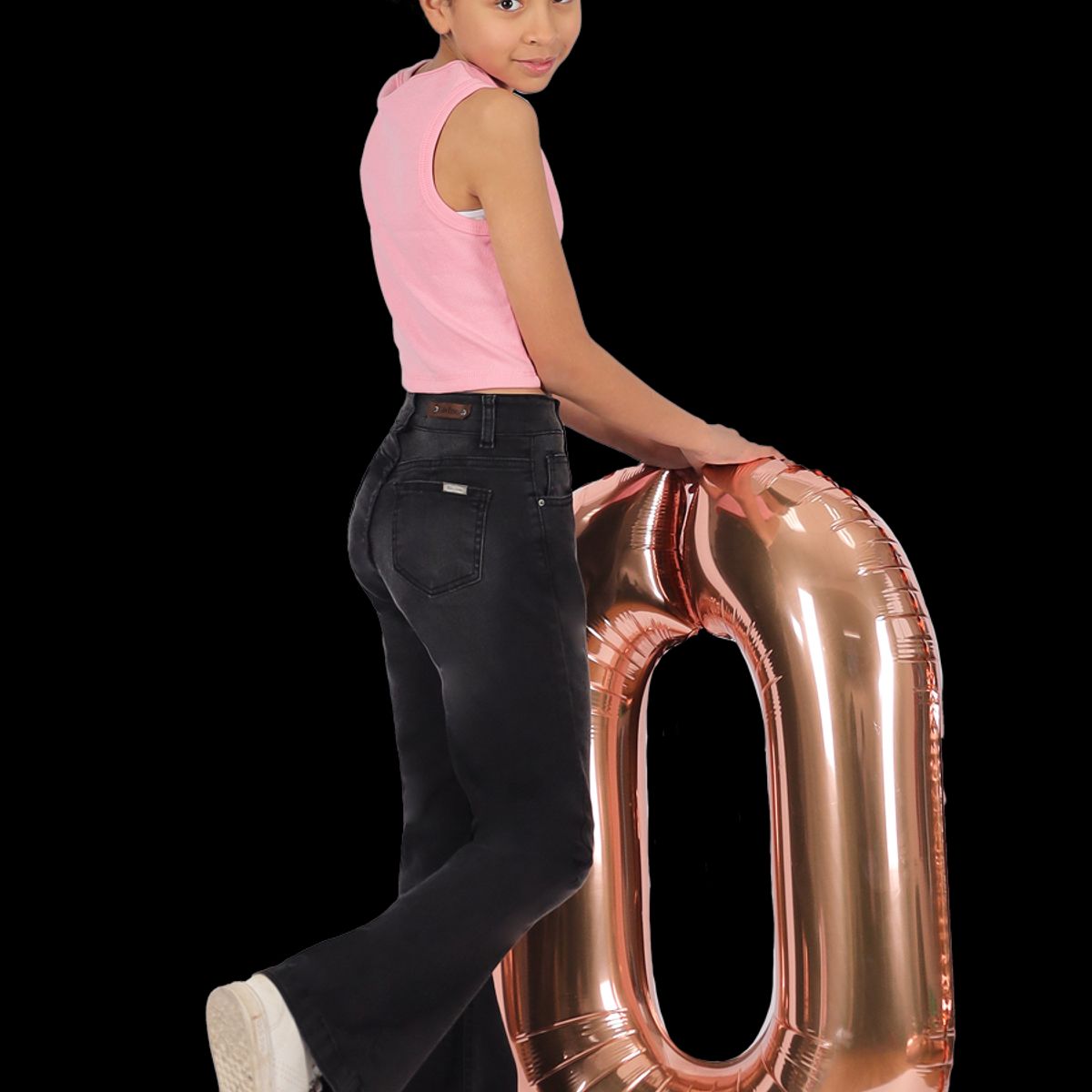 DIVINO JEANS - Jeans Anita III Negro Divino Teen