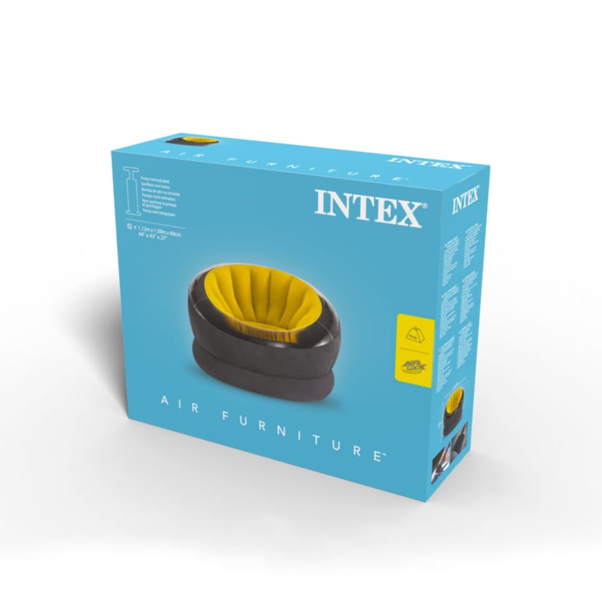 INTEX - Sillon Inflable INTEX Empire Amarillo