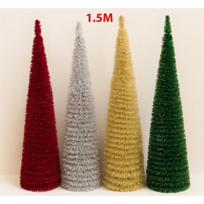 GENERICO - Arbol de Navidad Pino Artificial Plegable Color VERDE 150cm