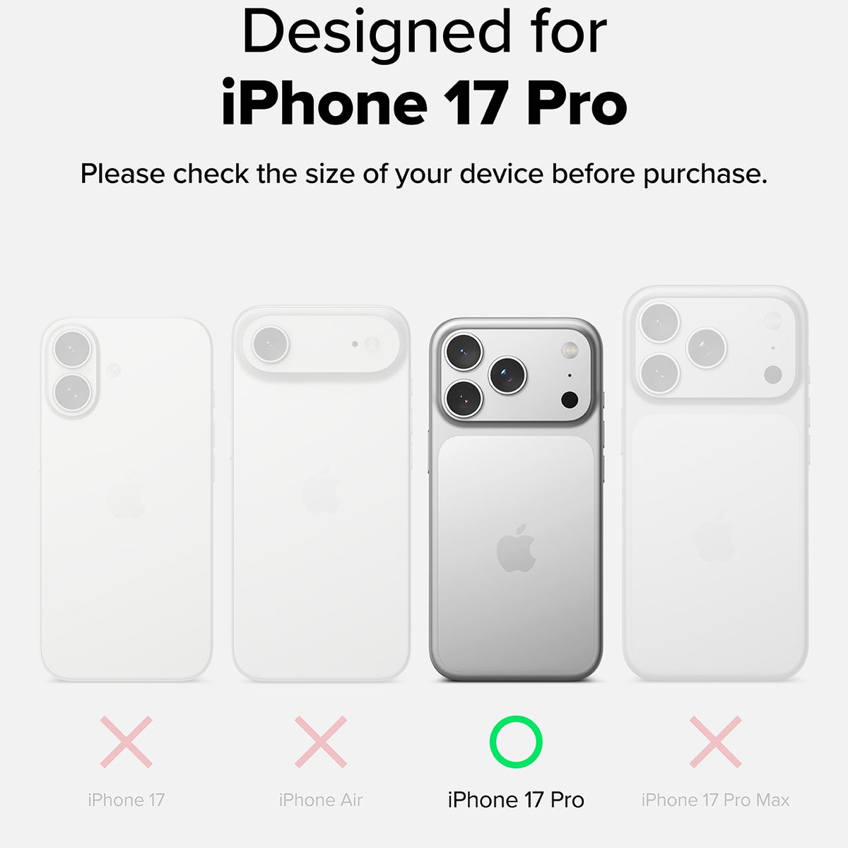 RINGKE - Carcasa Ringke Para iPhone 17 Pro Alles Negro