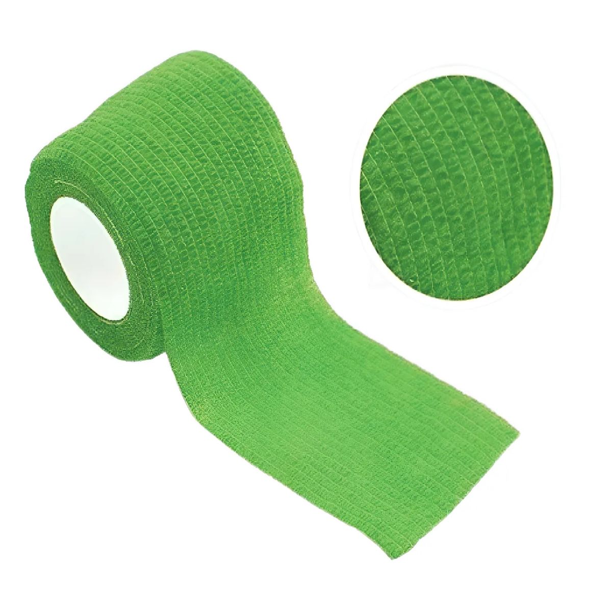 GENERICO - Venda Coban Autoadherente Vendaje Deporte 10cmx450cm Unidad Verde