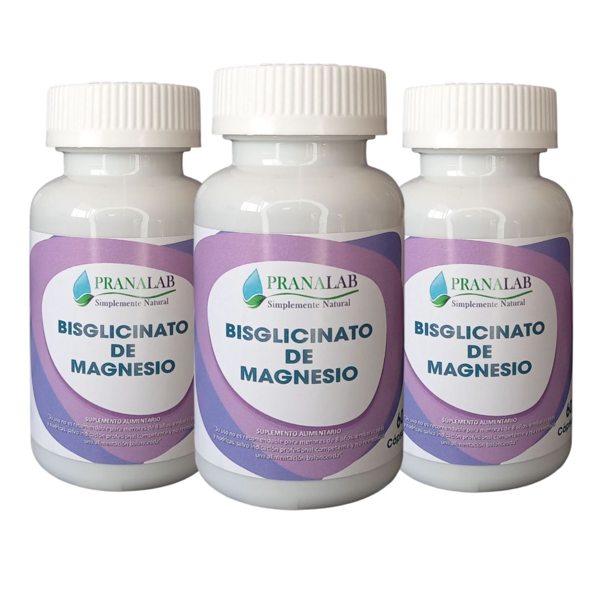 PRANALAB - Bisglicinato De Magnesio Pranalab en Cápsulas 180 Unid