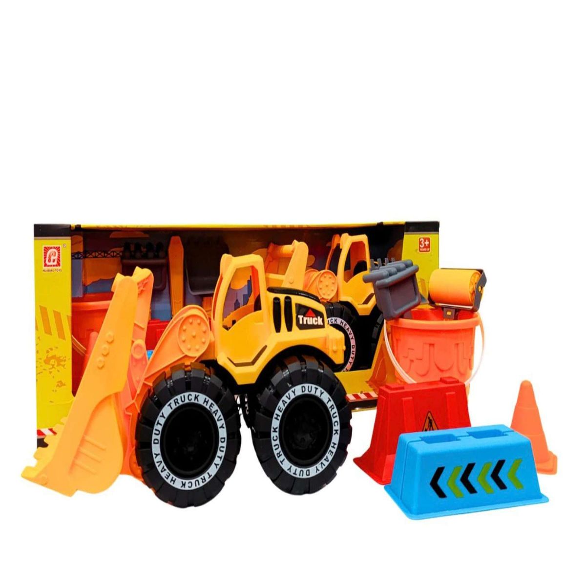 GENERICO - CAMIÓN BULLDOZER SET DE CONSTRUCCIÓN NIÑO INFANTIL