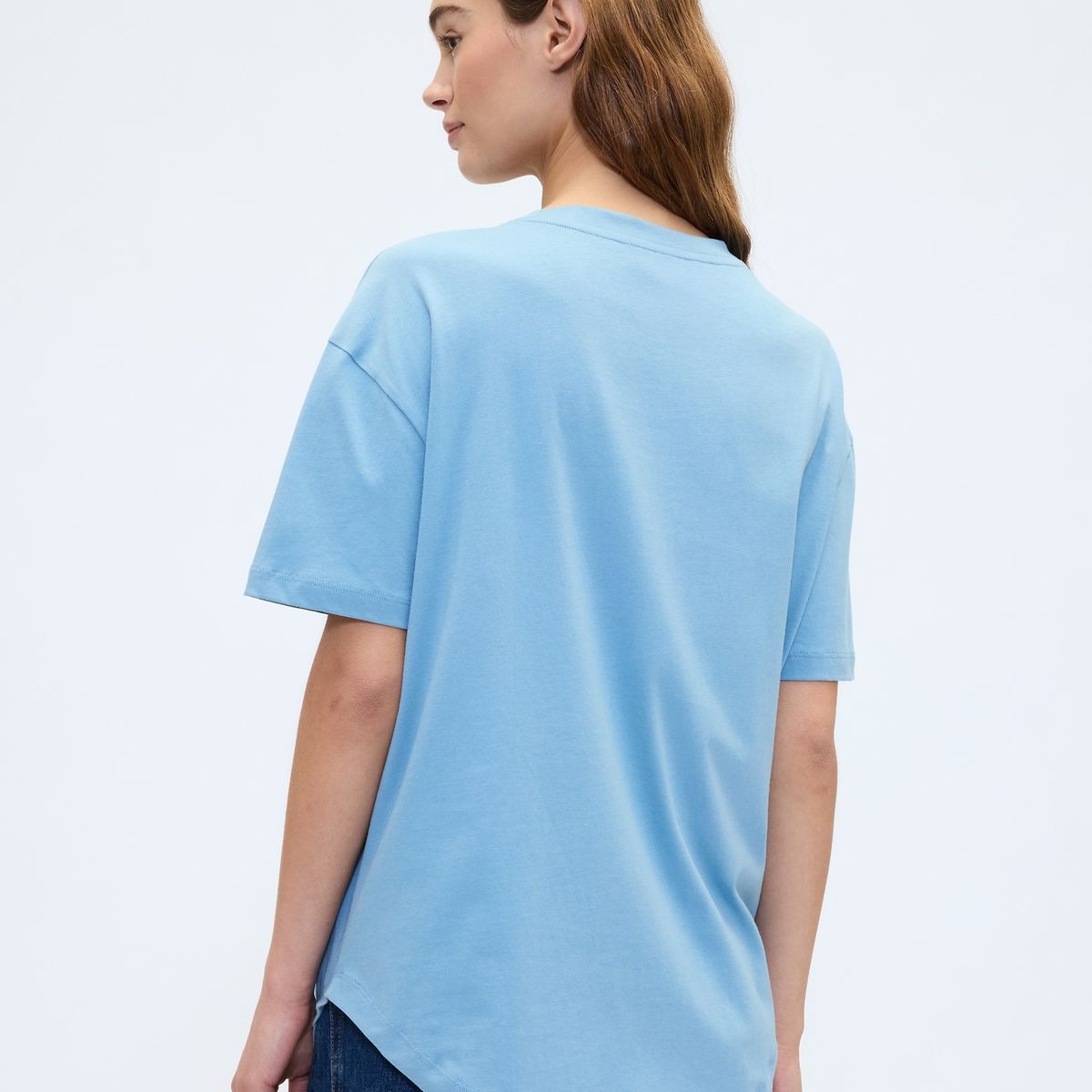 GAP - Polera Gap Logo Arch Manga Corta Mujer