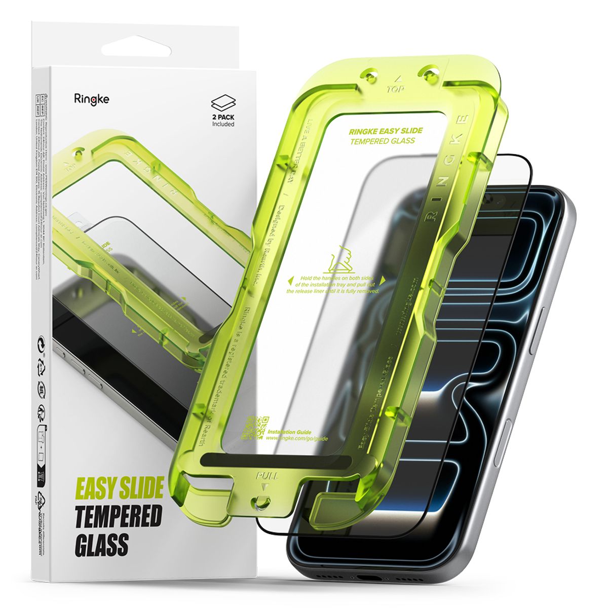 RINGKE - Lamina Pantalla Ringke Para iPhone 17 Pro  (pack 2)