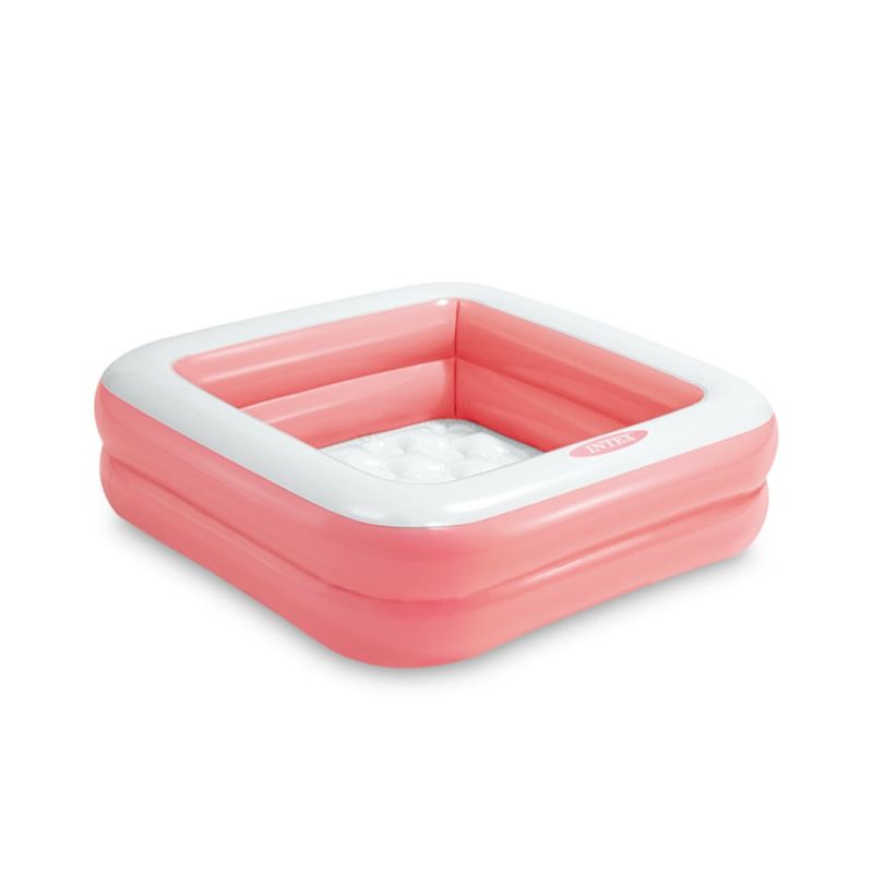 INTEX - Piscina Inflable para Bebé INTEX 85cm x 85cm x 23cm 57 L, Rosado