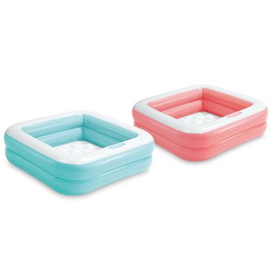 Imagen 2 del producto Piscina Inflable para Bebé 85cm x 85cm x 23cm 57 L, Rosado