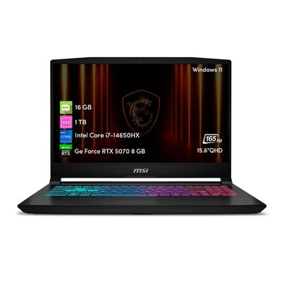 Msi Notebook Gamer Katana 15.6' Qhd 165Hz I7-14650Hx 16 Gb 1