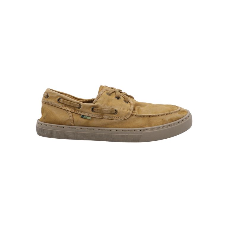 Zapatilla Algodón Orgánico Hombre Napa Café