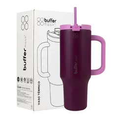 BUFFER FLASK - Vaso Termico Frio y Calor Termo Mug Buffer 1200Lt Inoxidable - Fucsia