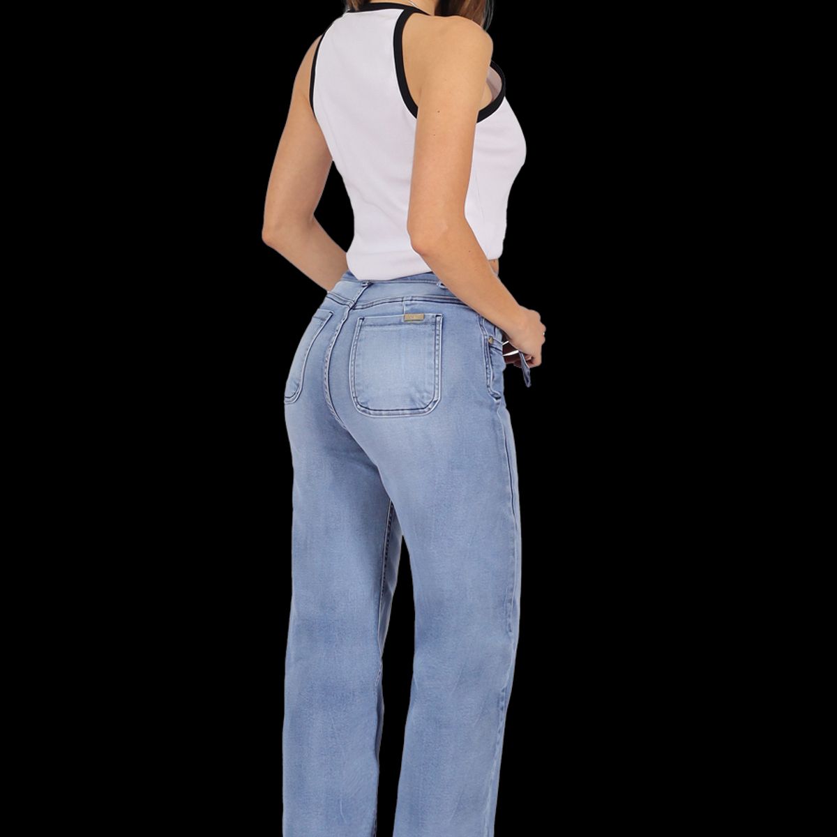 DIVINO JEANS - Jeans Demi II Celeste Divino Jeans