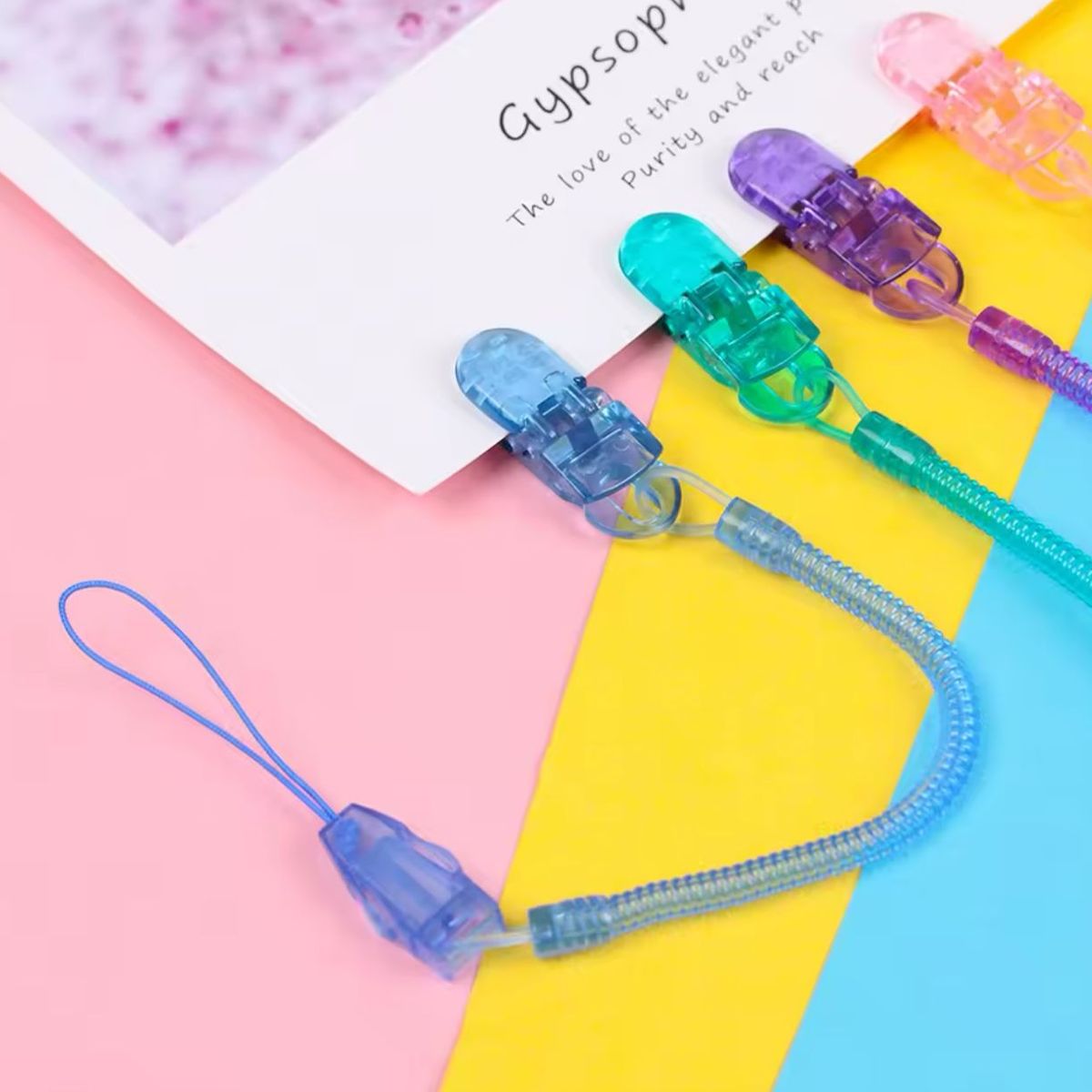 GENERICO - Clip Portachupete Resorte Bebe